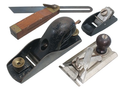 Assorted Makers: Lot Of Clean & Usabl Woodworking Tools