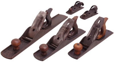 Ohio Tool Company, Columbus, Ohio: Five Ohio Tool Co. Metallic Planes