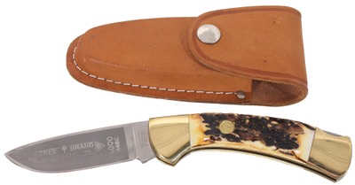 H. Boker & Company, Solingen, Germany, No. 4000 440 C: Folding Lockback Hunting Knife