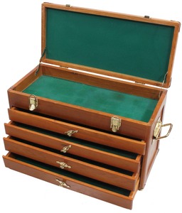 Unmarked: Later Type Maple Mach. Tool Chest