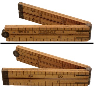 Stanley Rule & Level, No. 69: One Foot, Four Fold Folding Rule