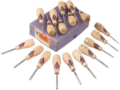 Wilhelm Schmitt & Company, Remscheid, Germany: Part. Box Of Dastra Brand Carving Tool
