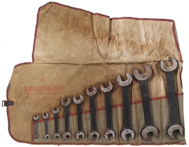 Armstrong Brothers Tool Company, Chicago, Illinois: Extra Clean Set Of 9 Dbl. End Wrenches