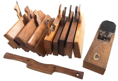 Assorted Makers: Wkg. Set Of Clean Woodworking Planes