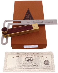 Bridge City Tool Company, Portland, Oregon, No. TB-4 (JW): Complimentary Angle Bevel