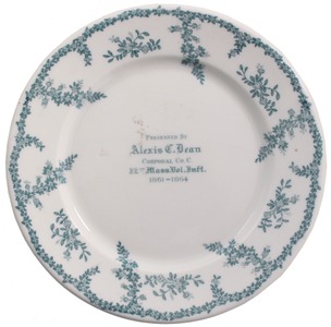 Onondaga Pottery Company, Geddes, New York: Commemorative Syracu China Plate
