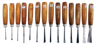 George & Son Cutlery, Portland, Oregon: Set Of 14 Unused Carving Tools