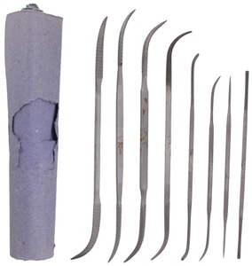F. Dick, Deizisau, Germany: Set Of Eight Unused Rifflers