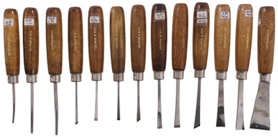 George & Son Cutlery, Portland, Oregon: Set Of 13 Unused Carving Tools