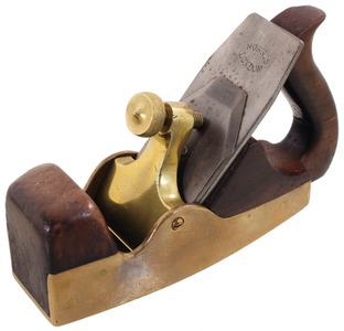 Unmarked: Solid Brass Body Smooth Plane