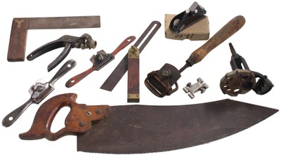 Assorted Makers: Lot Of Sound & Usabl Woodworking Tools