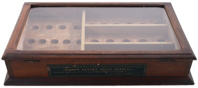 William Mills & Son, Boston, Massachusetts: Blood's Patent Helix Needle Display Case