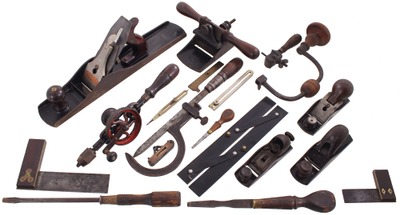 Assorted Makers: Lot Of Assorted Woodworking Tools