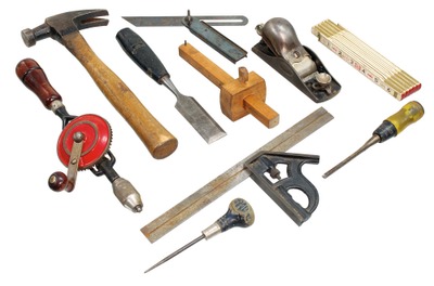 Assorted Makers: Lot Of Clean & Usabl Woodworking Tools