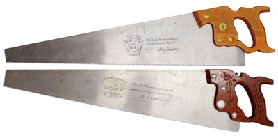 Assorted Makers: Two Unused Hand Saws
