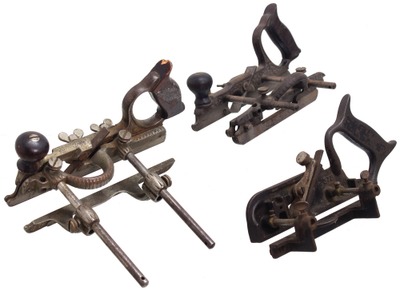 Stanley Rule & Level: Lot Of Three Combination Planes