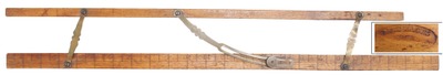 D.W. Bellows, Pawtucket, Rhode Island: "Bellows Gauge" Parallel Rule