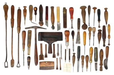 Assorted Makers: Lot Of Assorted Leather Tool