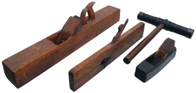 Assorted Makers: Lot Of Four Clean Shipwright's Tools