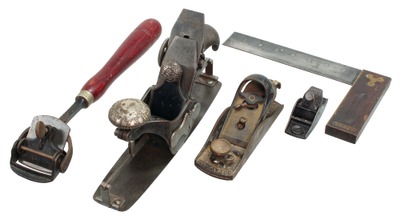 Assorted Makers: Lot Of Clean & Usabl Woodworking Tools