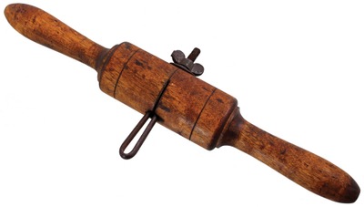 Unmarked: Orig. "Tiller" Handle For Saw
