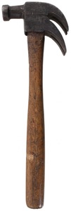 Double Claw Hammer Company (ummarked): Patented Double Claw Hammer