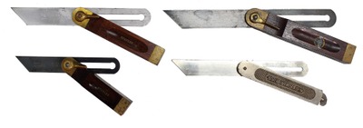 Stanley Rule & Level: Four Extra Clean Stanley Bevels