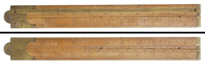 Stephens & Company, Riverton, Connecticut, No. 23: Two Foot, Two Fold Folding Rule