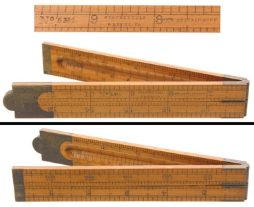 Stanley Rule & Level, No. 53 1/2: Extra Clean Early Architect's Folding Rule