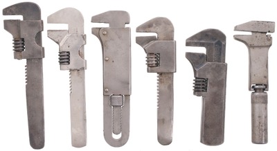 Assorted Makers: Six Small Size Nut Wrenches