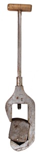 J.E. Stanwood, Boston, Massachusetts: Massive Early Patent Pipe Cutter