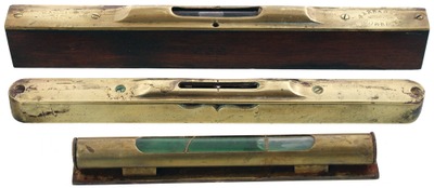 Assorted Makers: Three Brass Appointe Spirit Level
