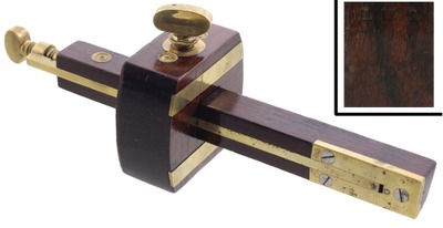 E. & G. Wheatcroft: Rosewood & Brass Marking Gauge