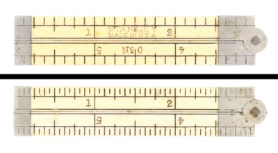 Stanley Rule & Level, No. 0: 6 Inch, Two Fold Folding Rule