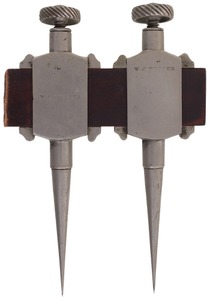 Unmarked: Pair Of German Sliver Trammels