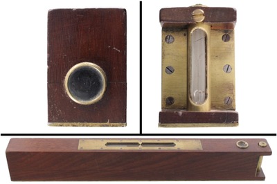 Unmarked: Craftsman Made Mahogany Level