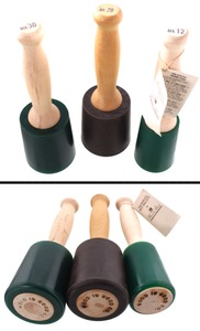 Larson Co., Robert/san Francisco,: Set Of Three Unused "Wood Is Good" Mallets