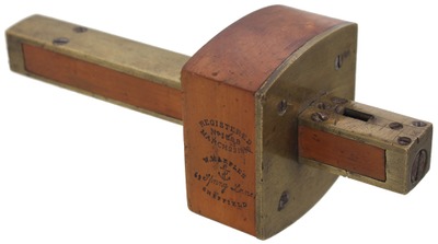 William Marples, Sheffield, England, No. 1398: "Registered" Marking Gauge
