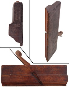 I. Nicholson, Wrentham, Massachusetts: Yellow Birich Ogee Molding Plane