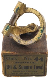 Stanley Rule & Level, No. 44: Traut's Patent Bit & Square Level