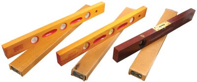 Stanley Tools: Three Original Box Stanley Levels
