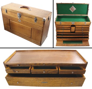 H. Gerstner & Sons, Dayton, Ohio: Massive Two-Tier Mach. Tool Chest