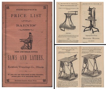 W.F. & John Barnes Company, Rockford, Illinois: Rare 1876 Gen'l. Line Catalogue