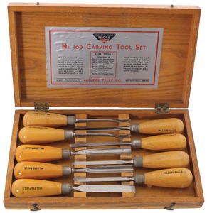 Millers Falls Company, Millers Falls, Massachusetts, No. 109: Boxed Set Of Carving Tools
