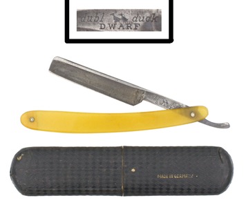 Gustave Felix, Gloria-Werk, Solingen, Germany, No. 1: Dubl Duck "Dwarf" Razor