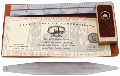 Bridge City Tool Company, Portland, Oregon, No. DS-6: Six-Inch Adjustable Combination Square