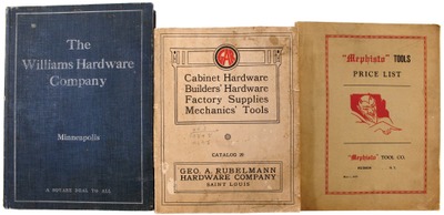 Assorted Makers: Three Original Tool Catalogues