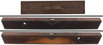 Stratton Brothers, Greenfield, Massachusetts, No. 1: Early Brass Bound Plumb &  Level
