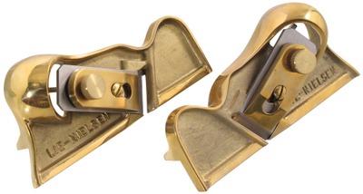 Lie-Nielsen Tool Works, Warren, Maine, No. LN-95 RL: Two Cast Bronze Edge Trim Planes