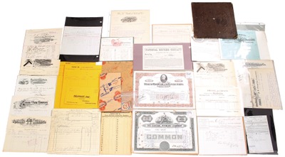 Assorted Makers: Lot Of 19th & Early 20th C. Billheads